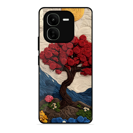 Nature Tree Printed Protective Phone Cover for Iqoo Z9X 5G