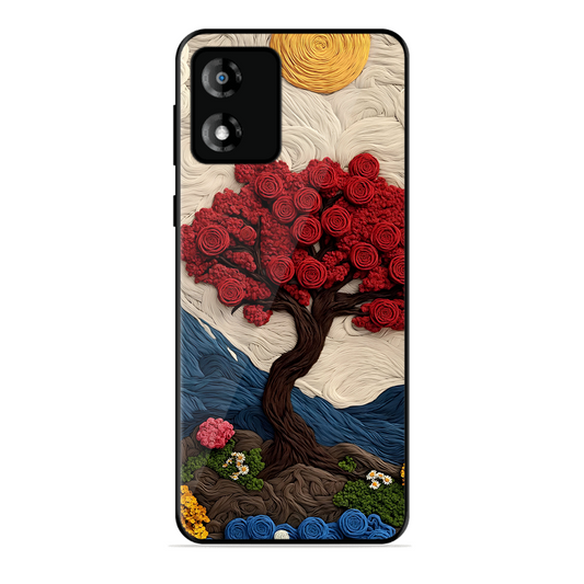 Nature Tree Printed Protective Phone Cover for Motorola Moto E13