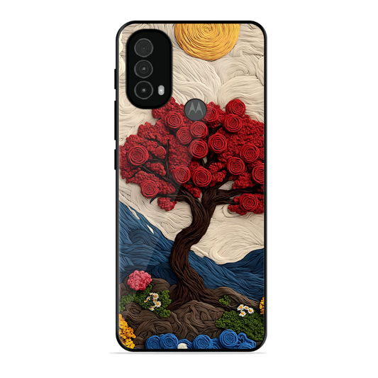 Nature Tree Printed Protective Phone Cover for Motorola Moto E40