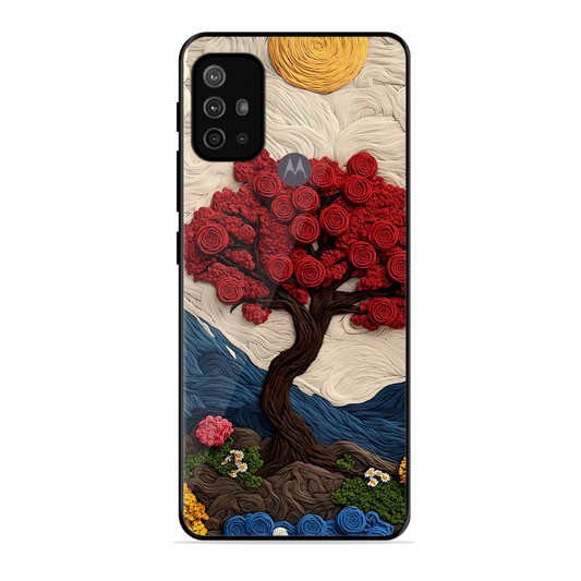 Nature Tree Printed Protective Phone Cover for Motorola Moto G30