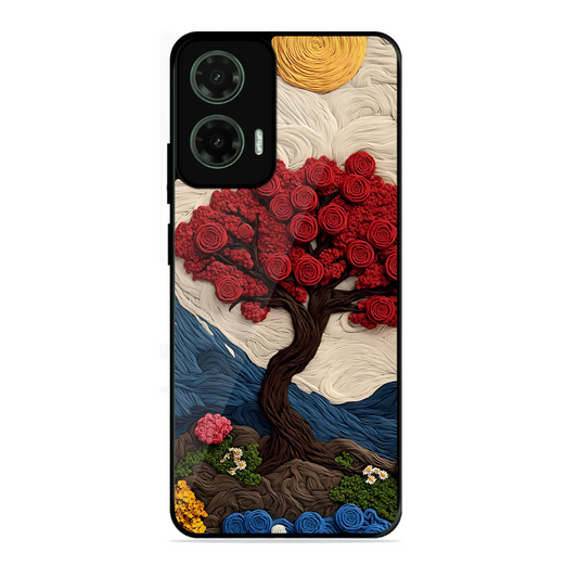 Nature Tree Printed Protective Phone Cover for Motorola Moto G35 5G