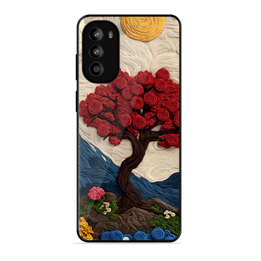 Nature Tree Printed Protective Phone Cover for Motorola Moto G62 5G