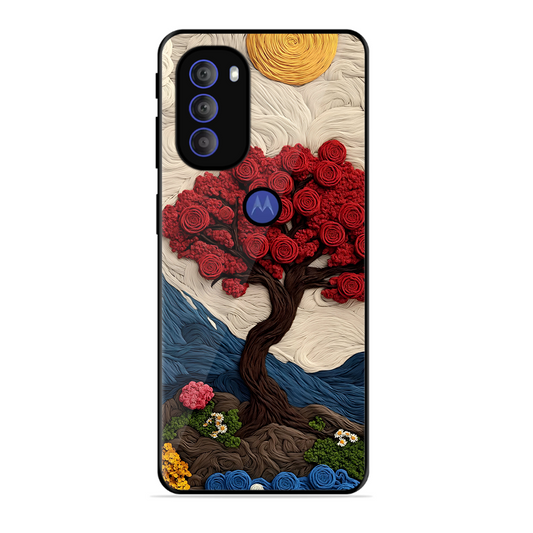 Nature Tree Printed Protective Phone Cover for Motorola Moto G71 5G