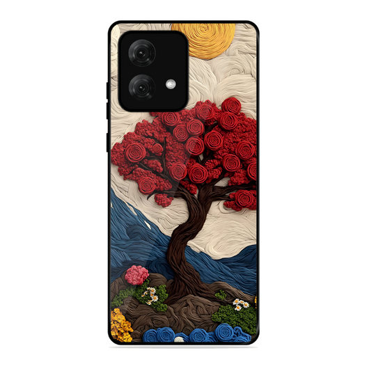 Nature Tree Printed Protective Phone Cover for Motorola Moto G84 5G