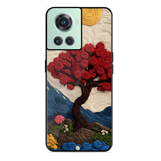 Nature Tree Printed Protective Phone Cover for Oneplus 10R 5G