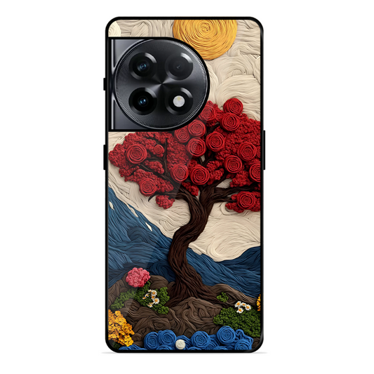 Nature Tree Printed Protective Phone Cover for Oneplus 11R 5G