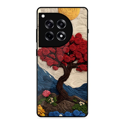 Nature Tree Printed Protective Phone Cover for Oneplus 12R 5G