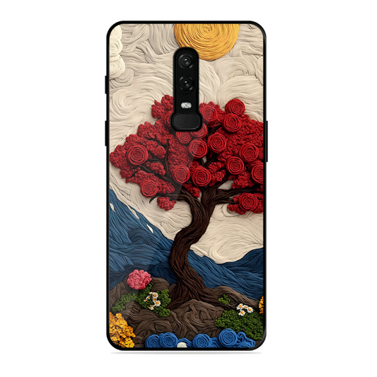 Nature Tree Printed Protective Phone Cover for Oneplus 6