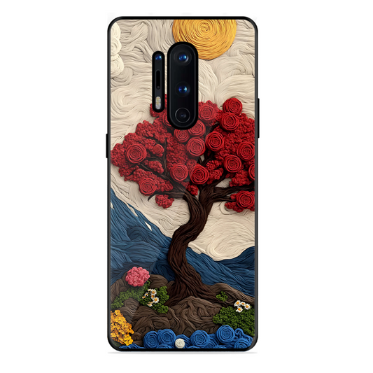 Nature Tree Printed Protective Phone Cover for Oneplus 8 Pro
