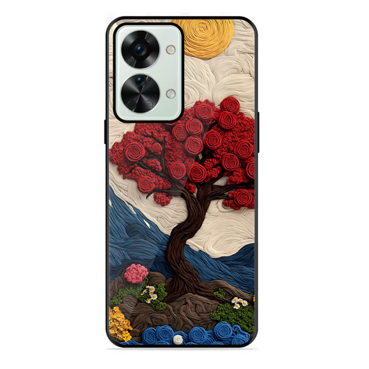 Nature Tree Printed Protective Phone Cover for Oneplus Nord 2T 5G