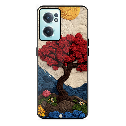 Nature Tree Printed Protective Phone Cover for Oneplus Nord Ce 2 5G