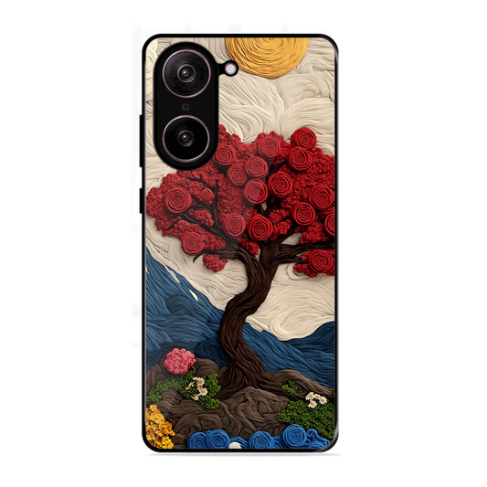 Nature Tree Printed Protective Phone Cover for Oneplus Nord Ce 5 5G