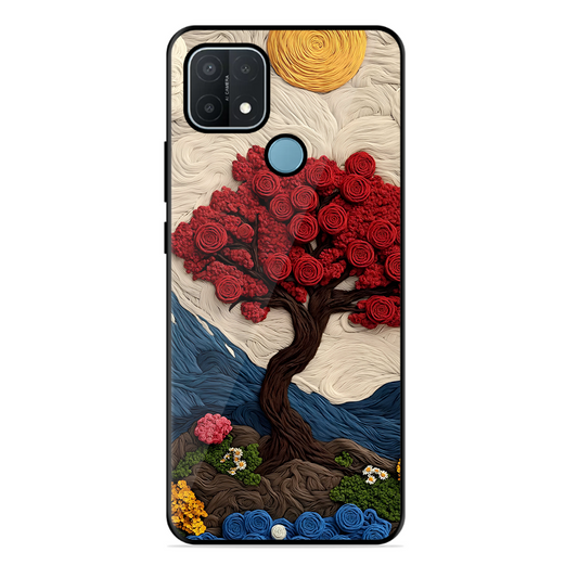 Nature Tree Printed Protective Phone Cover for Oppo A15S