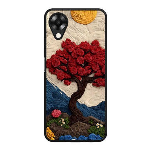 Nature Tree Printed Protective Phone Cover for Oppo A17K