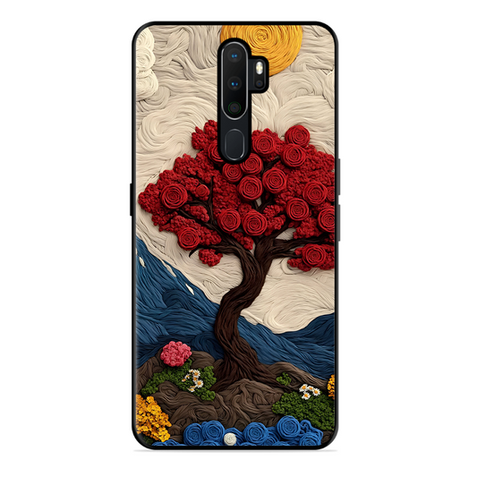 Nature Tree Printed Protective Phone Cover for Oppo A5 2020