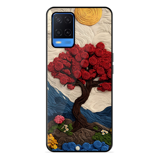 Nature Tree Printed Protective Phone Cover for Oppo A54
