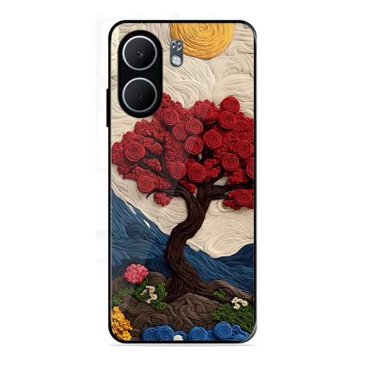Nature Tree Printed Protective Phone Cover for Oppo A5X 5G