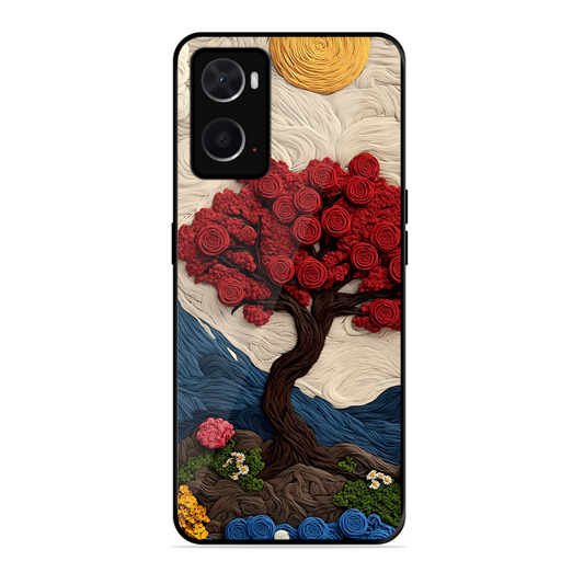 Nature Tree Printed Protective Phone Cover for Oppo A76
