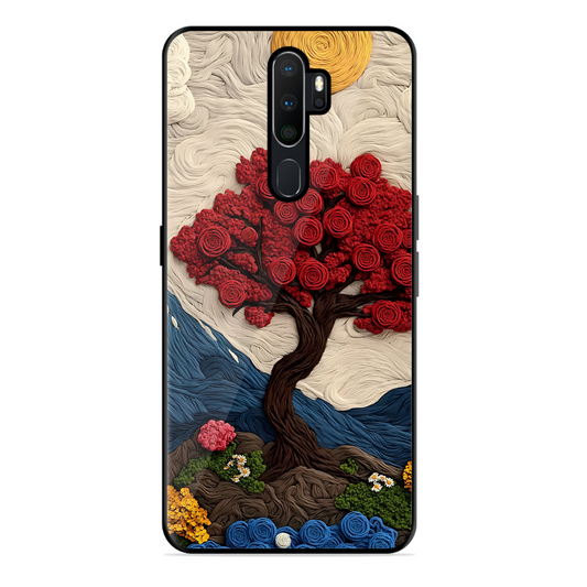 Nature Tree Printed Protective Phone Cover for Oppo A9 2020