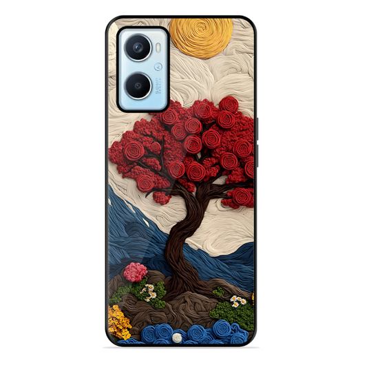 Nature Tree Printed Protective Phone Cover for Oppo A96