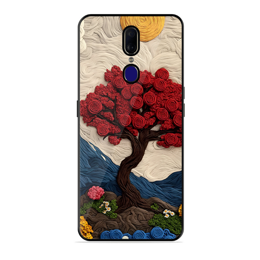 Nature Tree Printed Protective Phone Cover for Oppo F11