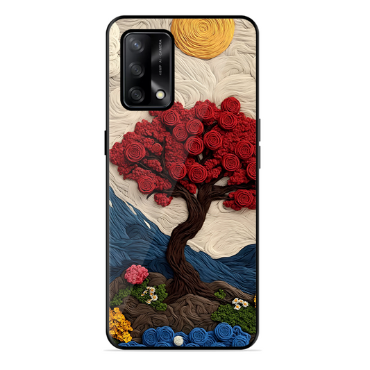 Nature Tree Printed Protective Phone Cover for Oppo F19