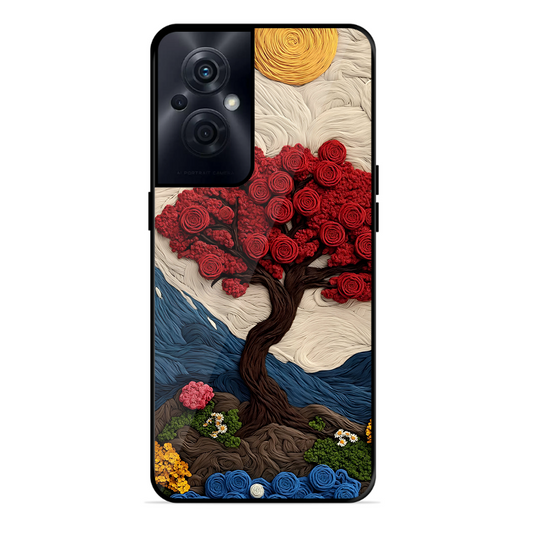 Nature Tree Printed Protective Phone Cover for Oppo F21S Pro 5G