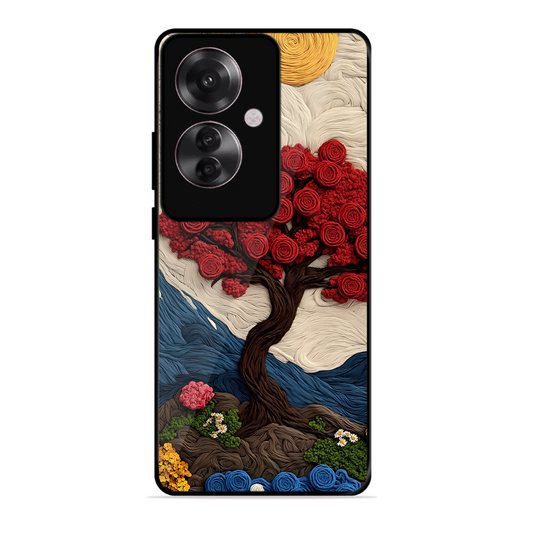Nature Tree Printed Protective Phone Cover for Oppo F25 Pro 5G