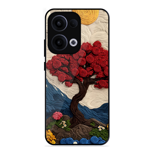 Nature Tree Printed Protective Phone Cover for Oppo Reno 13 5G
