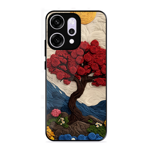 Nature Tree Printed Protective Phone Cover for Oppo Reno 14 Pro 5G