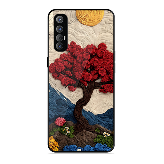 Nature Tree Printed Protective Phone Cover for Oppo Reno 3 Pro