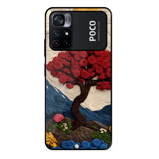 Nature Tree Printed Protective Phone Cover for Poco M4 Pro 5G