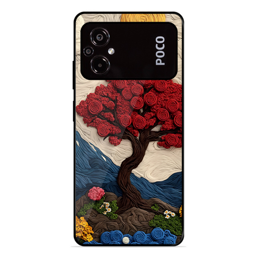 Nature Tree Printed Protective Phone Cover for Poco M5