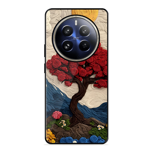 Nature Tree Printed Protective Phone Cover for Realme 12 Pro 5G