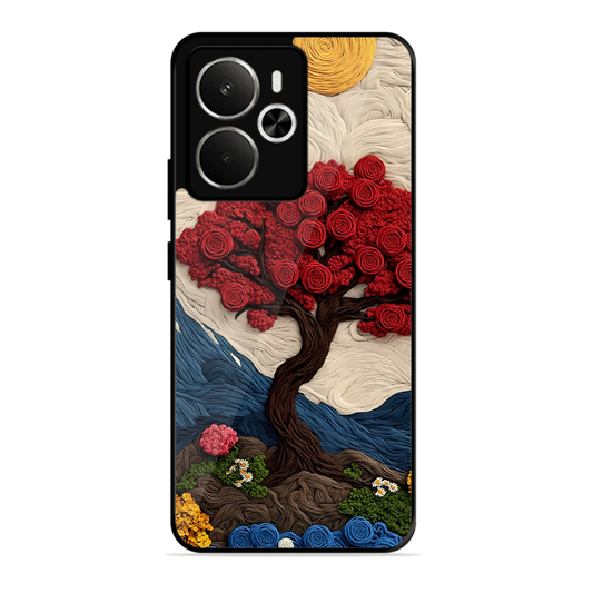 Nature Tree Printed Protective Phone Cover for Realme 14 5G