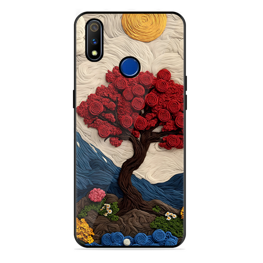 Nature Tree Printed Protective Phone Cover for Realme 3 Pro