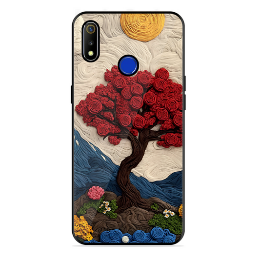 Nature Tree Printed Protective Phone Cover for Realme 3