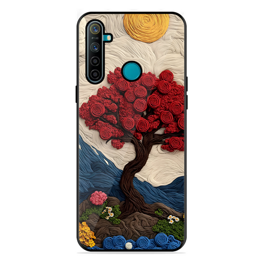 Nature Tree Printed Protective Phone Cover for Realme 5I