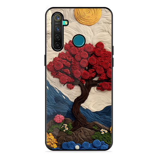 Nature Tree Printed Protective Phone Cover for Realme 5 Pro