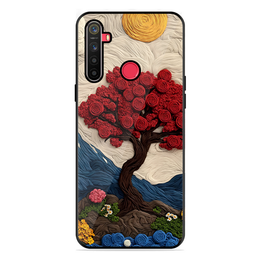 Nature Tree Printed Protective Phone Cover for Realme 5S