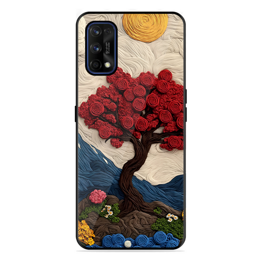 Nature Tree Printed Protective Phone Cover for Realme 7 Pro