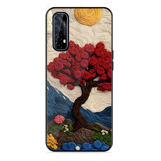 Nature Tree Printed Protective Phone Cover for Realme 7