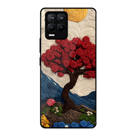 Nature Tree Printed Protective Phone Cover for Realme 8 4G