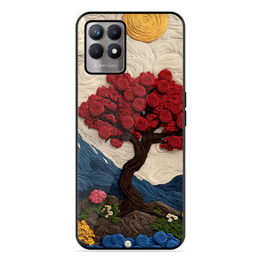 Nature Tree Printed Protective Phone Cover for Realme 8I