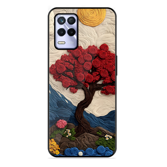 Nature Tree Printed Protective Phone Cover for Realme 8S 5G