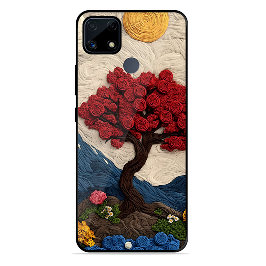Nature Tree Printed Protective Phone Cover for Realme C25S