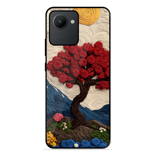 Nature Tree Printed Protective Phone Cover for Realme C30
