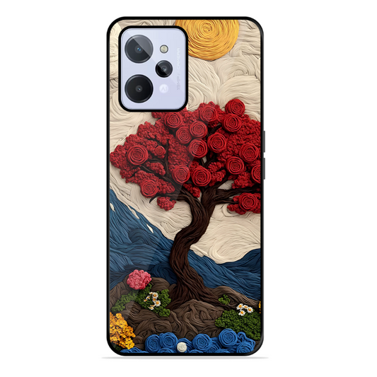Nature Tree Printed Protective Phone Cover for Realme C31