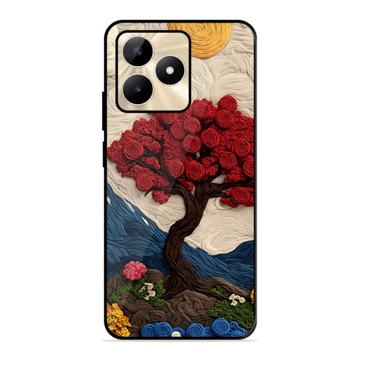 Nature Tree Printed Protective Phone Cover for Realme C51
