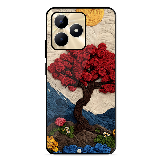 Nature Tree Printed Protective Phone Cover for Realme C53